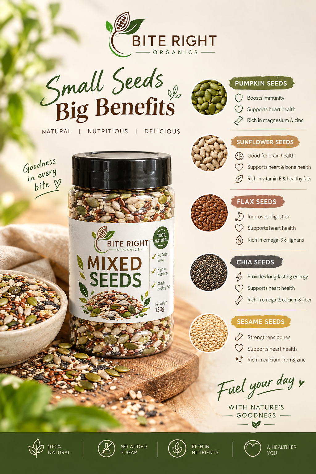 The Power Mixed Seeds